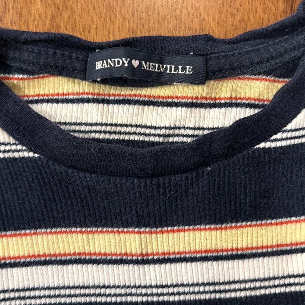 Long sleeve, stripe brandy melville top